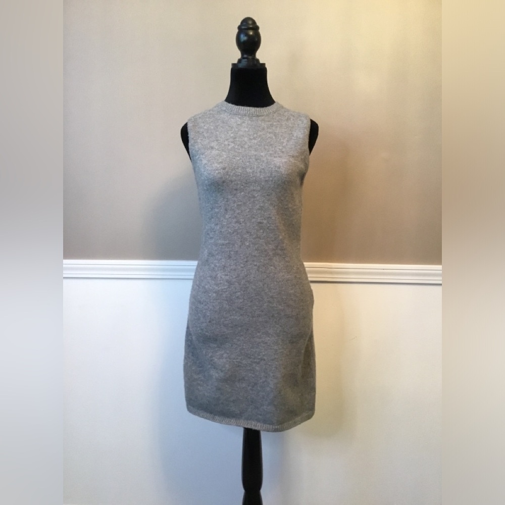 Zara Charcoal Sleeveless sweater dress